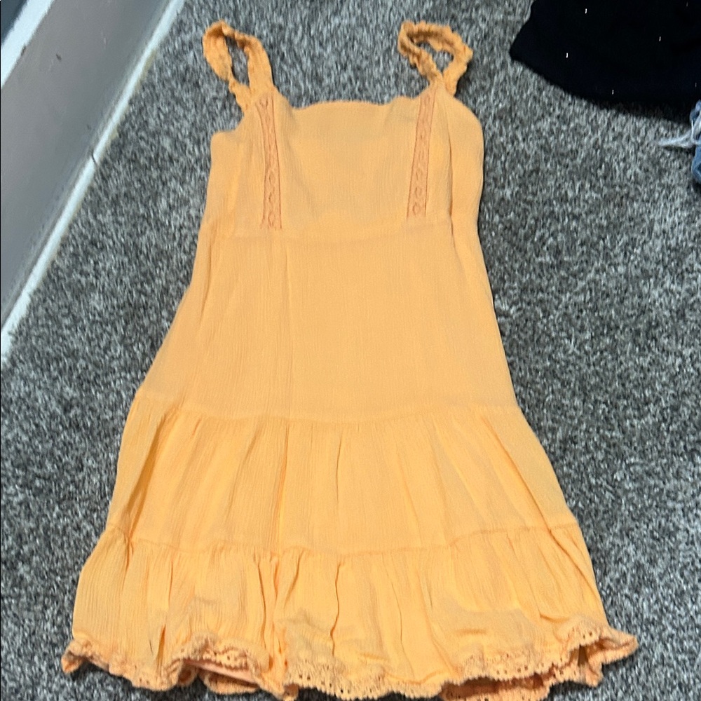 love, Fire Apricot Mini Dress